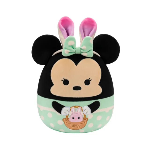 Squishmallows Plush Minnie in Green Dress with Bunny Ears 8 Inch