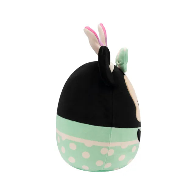 Squishmallows Plush Minnie in Green Dress with Bunny Ears 8 Inch Side
