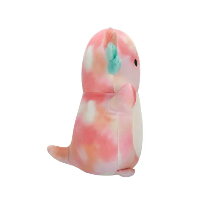Squishmallows HugMee Plush Aksel Tie-Dye Axolotl 14 Inch Side