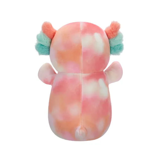 Squishmallows HugMee Plush Aksel Tie-Dye Axolotl 14 Inch Back