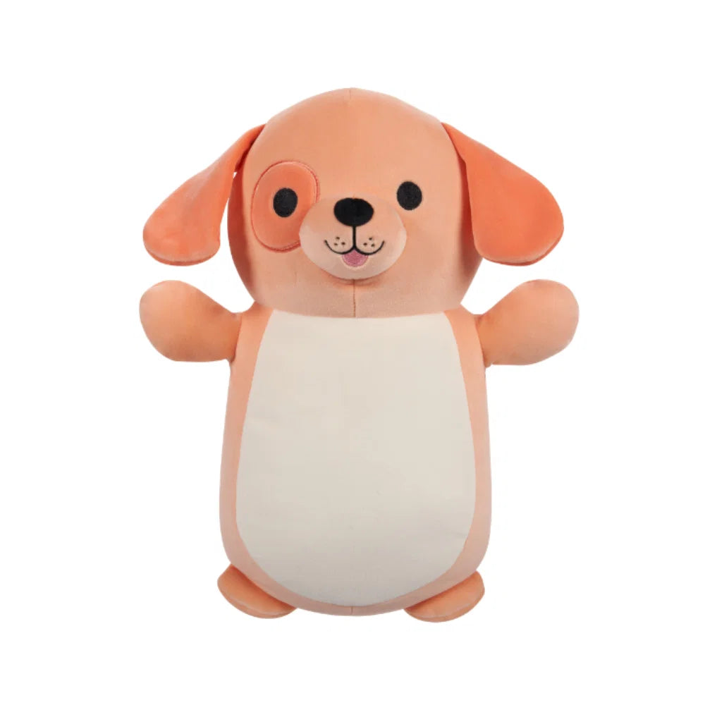 Squishmallows HugMee Plush Drella Peach Dog 14 Inch
