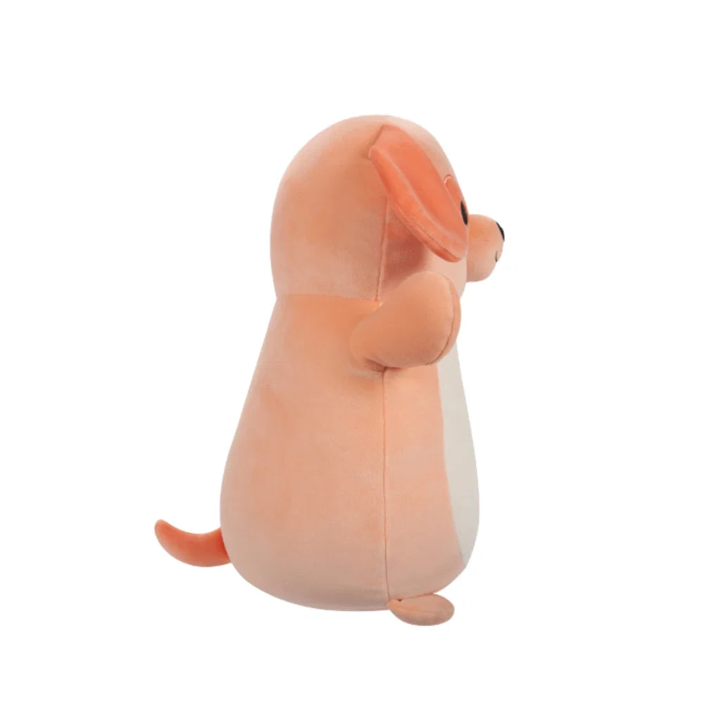 Squishmallows HugMee Plush Drella Peach Dog 14 Inch Side