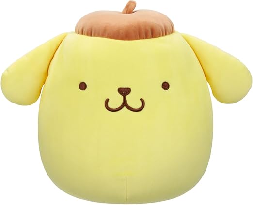 Squishmallows Little Sanrio Plush Pompompurin Brown Cap 10 Inch