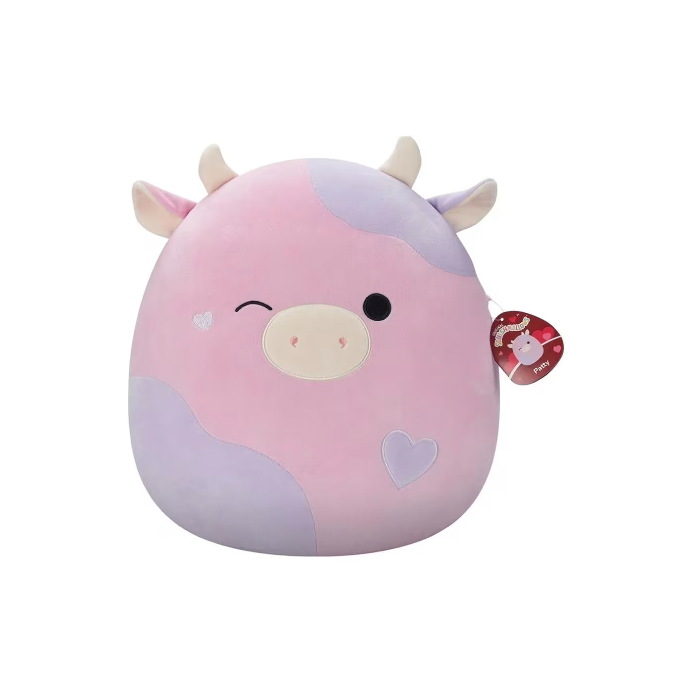 Squishmallows Valentines Patty the Winking Cow 12Inch