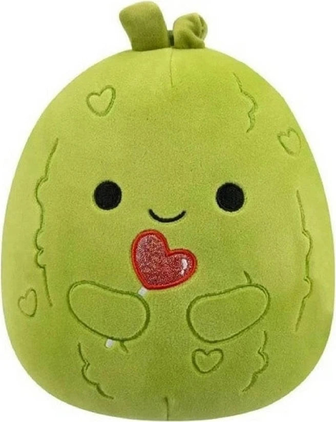 Squishmallows Salim the Pickle with Heart Lollipop Plus 7.5Inch