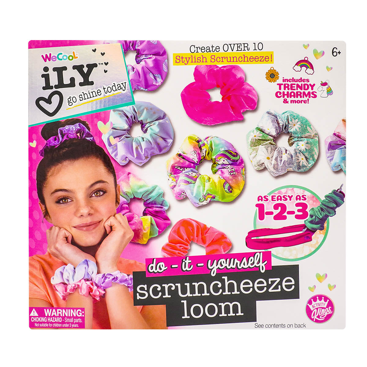 WeCool DIY Scrunchie & Bracelet Loom Kit