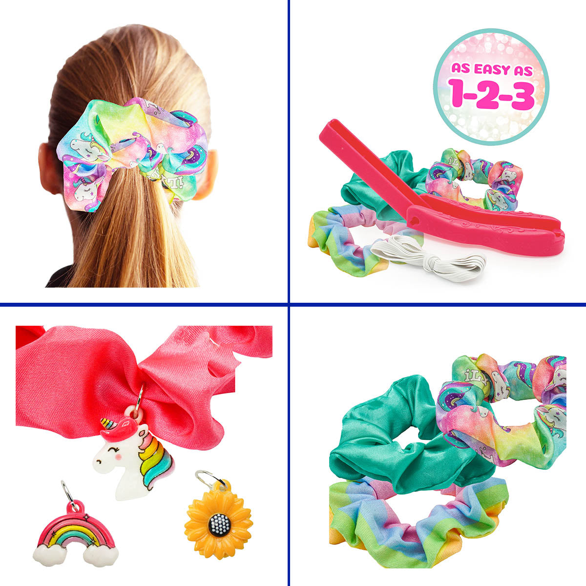 WeCool DIY Scrunchie & Bracelet Loom Kit