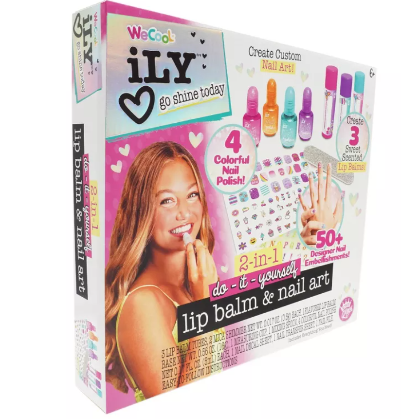 WecCool 2-in-1 Lip Balm & Nail Art DIY Kit