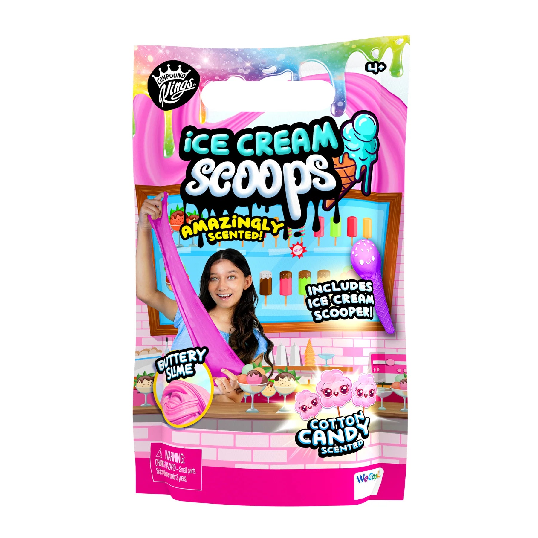 WeCool Ice Cream Scoop Play Bag – Cotton Candy