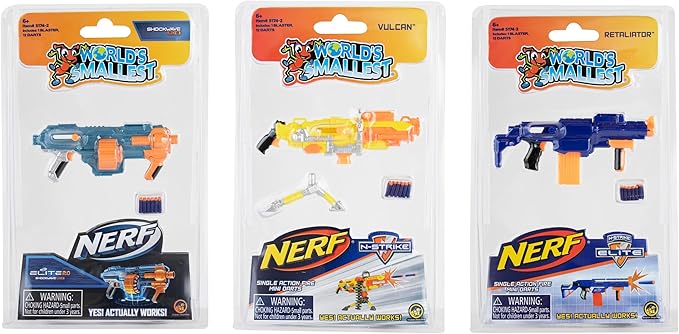 Buy World's Smallest Nerf Blasters Assorted