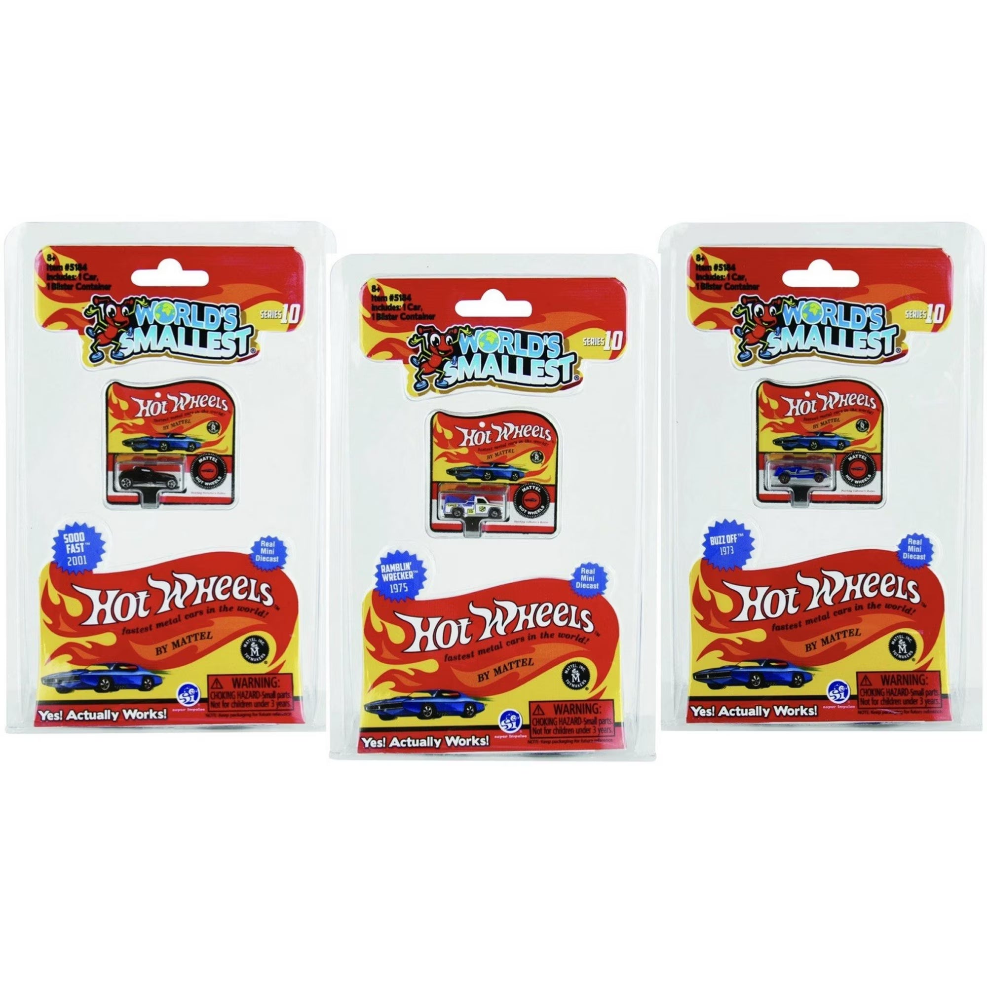 World's Smnallest Hot Wheels Series 10 Assorted