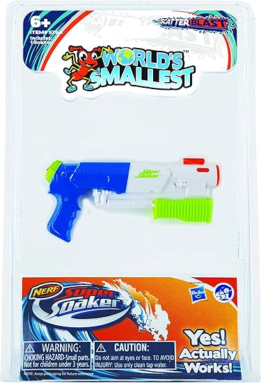 World's Smallest Super Soaker Blue