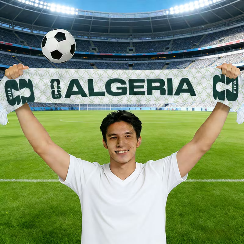 FIFA Football Scarf for Algeria 2026 World Cup