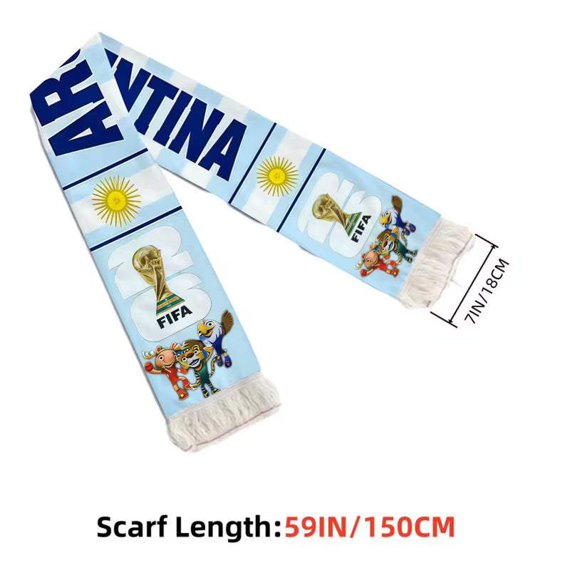 FIFA Football Scarf for Argentina 2026 World Cup
