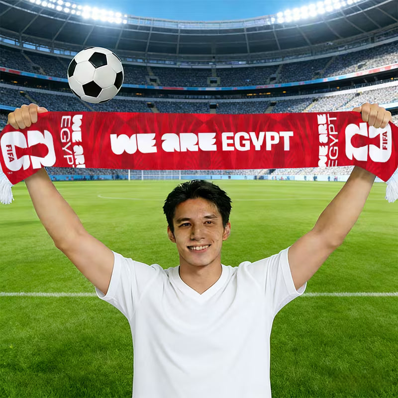 FIFA Football Scarf Celebrating We Are Egypt