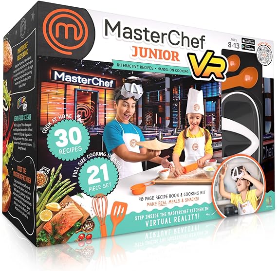 Buy Abacus VR MasterChef Junior Virtual Reality Kids Cookbook and Interactive Food Science STEM Learning Activity Set | Yallatoys.com
