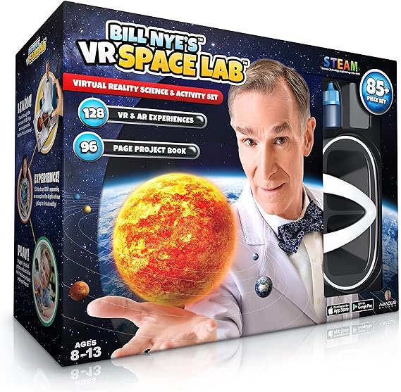 Buy Abacus Bill Nyes VR Space Lab Virtual Reality Kids Science Kit, Book and Interactive STEM Learning Activity Set | Yallatoys.com
