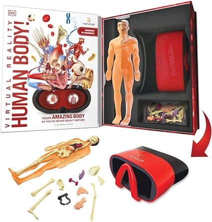 Buy Abacus Virtual Reality Human Body Illustrated Interactive VR Book and STEM Learning Activity Set | Yallatoys.com