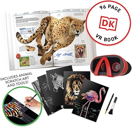 Buy Abacus Virtual Reality Animals Illustrated Interactive VR Book and STEM Learning Activity Set | Yallatoys.com