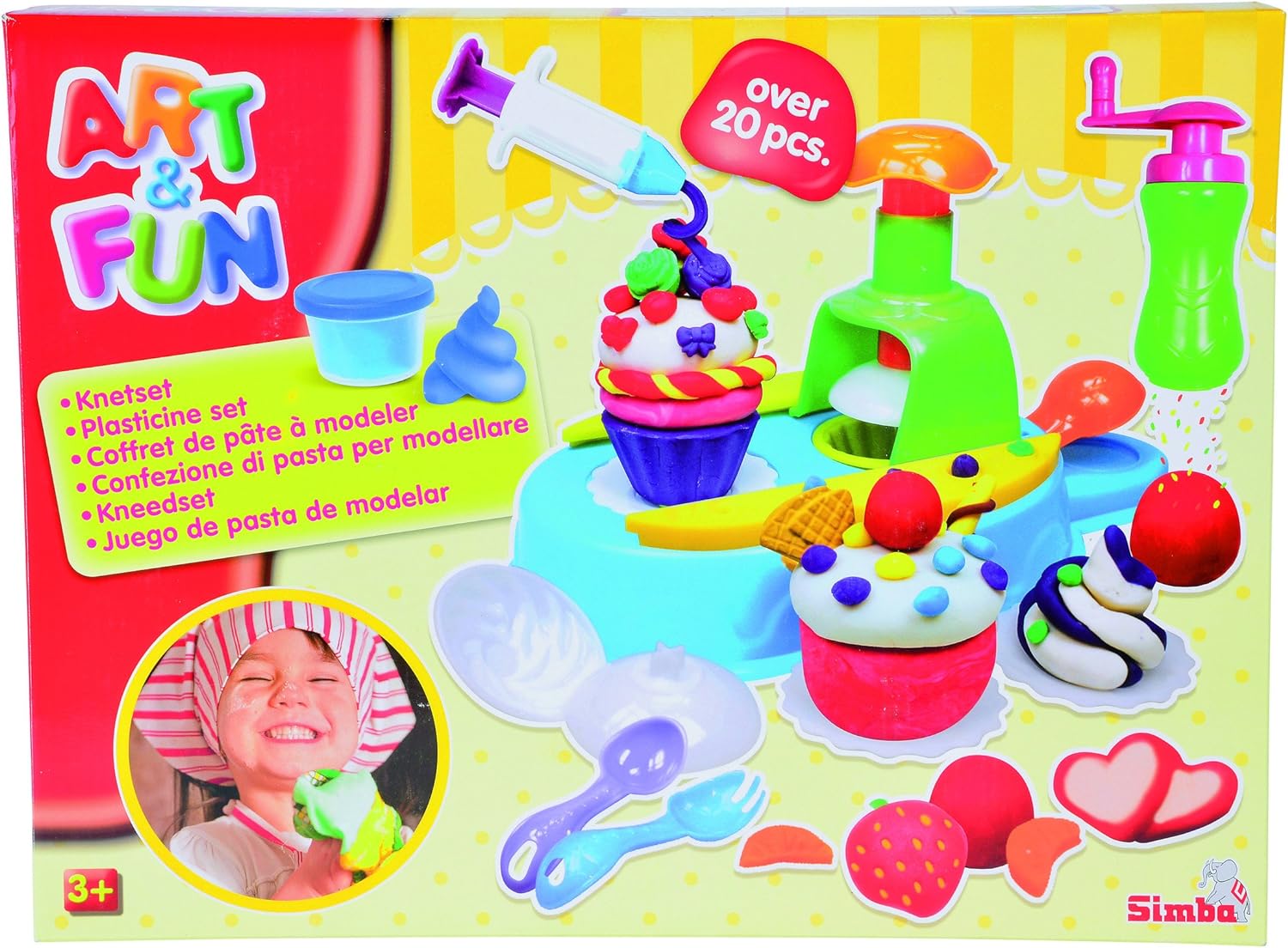 Buy Art and Fun Plastic Dough Cupcake Set | Yallatoys.com