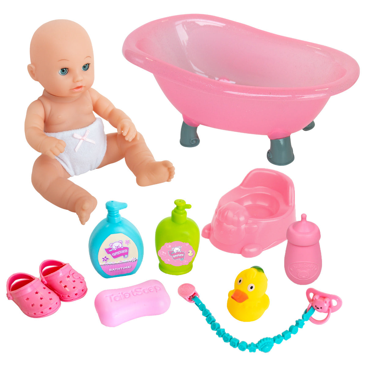 Buy Baby Amoura Value Doll Bathing 14 inch | Yallatoys.com
