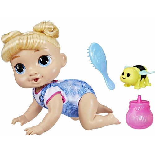 Buy Baby Alive Crawl And Play Harper Hugs Electronic Crawling Baby Doll Set | Yallatoys.com