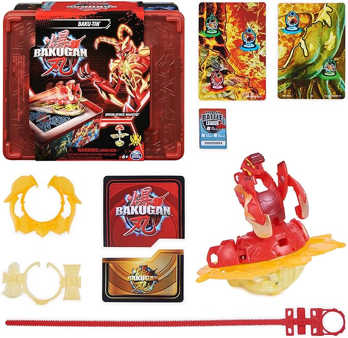 Buy Bakugan Baku Tin with Special Attack Mantid Assorted (Sold Separately Subjected to Availability) | Yallatoys.com