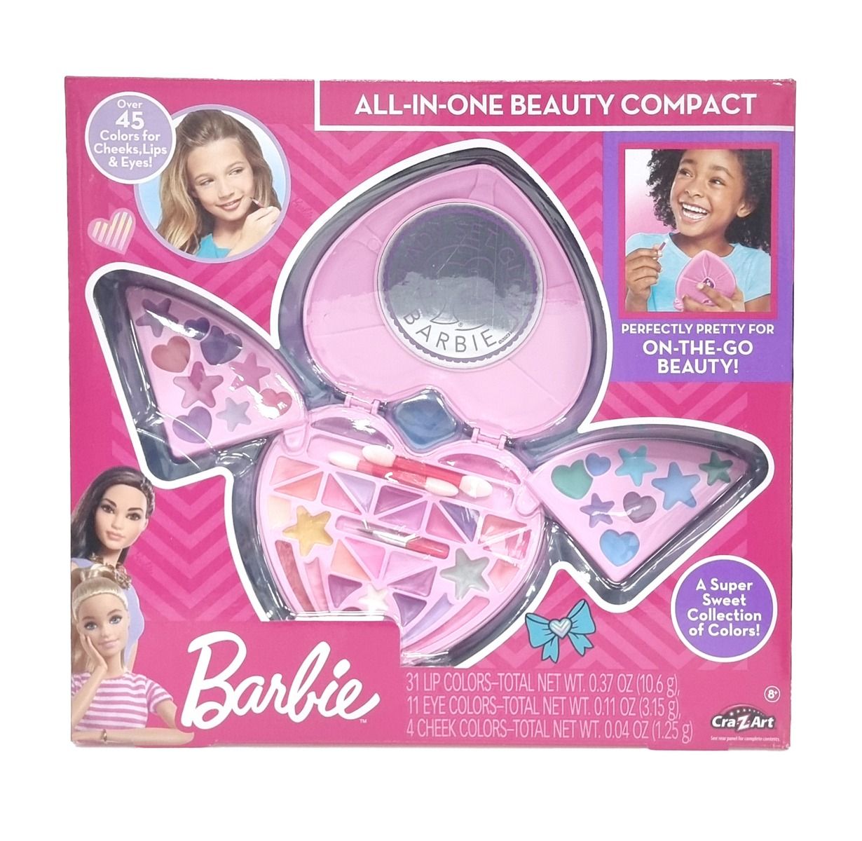 Buy Barbie All in One Beauty Compact Make Up Set | Yallatoys.com