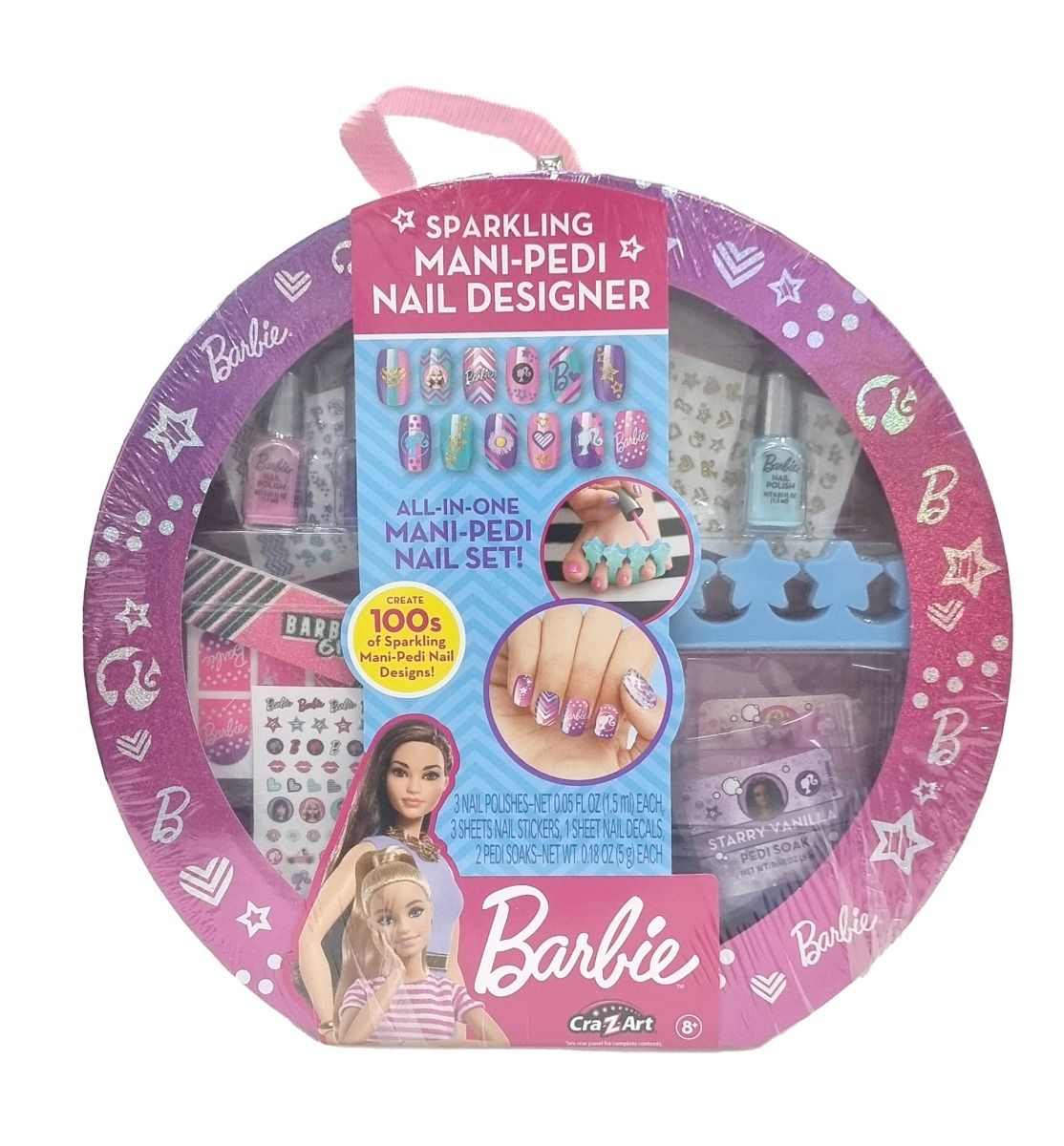 Buy Barbie Sparkling Mani Nail Pedi Designer | Yallatoys.com
