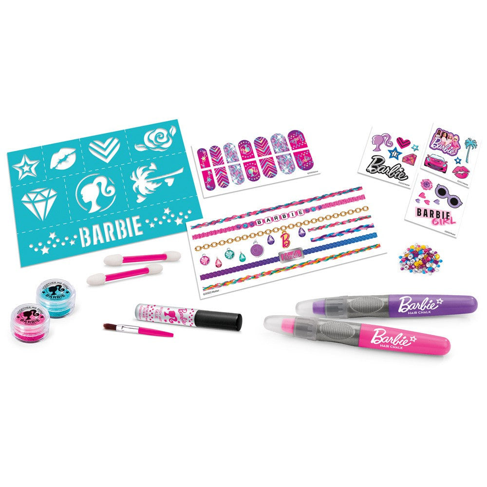 Buy Barbie 3 in 1 Ultimate Glitter Beauty Set | Yallatoys.com