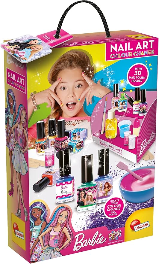 Buy Barbie Nail Art Set Color Change | Yallatoys.com