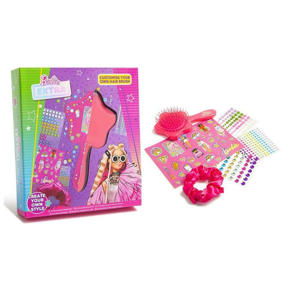 Buy Barbie Extra Design Your Hairbrush Pink | Yallatoys.com