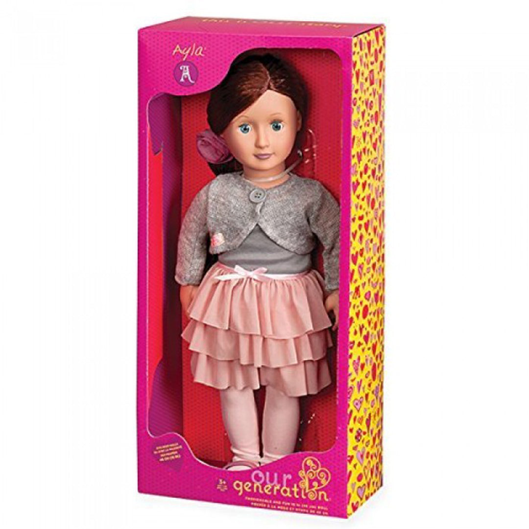 Buy Our Generation Doll W Frilly Skirt Ayla | Yallatoys.com