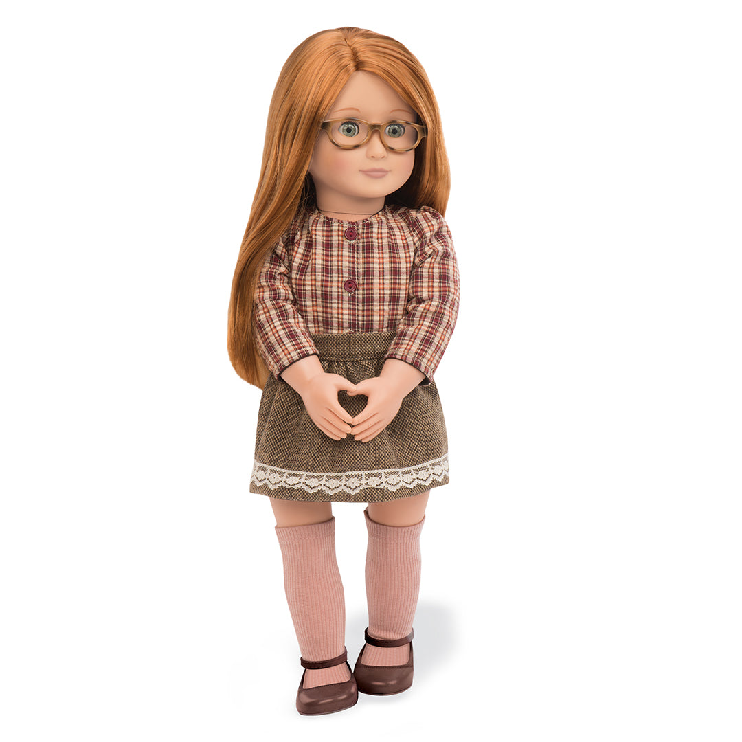 Buy Our Generation Doll With Plain Shirt Skirt April | Yallatoys.com