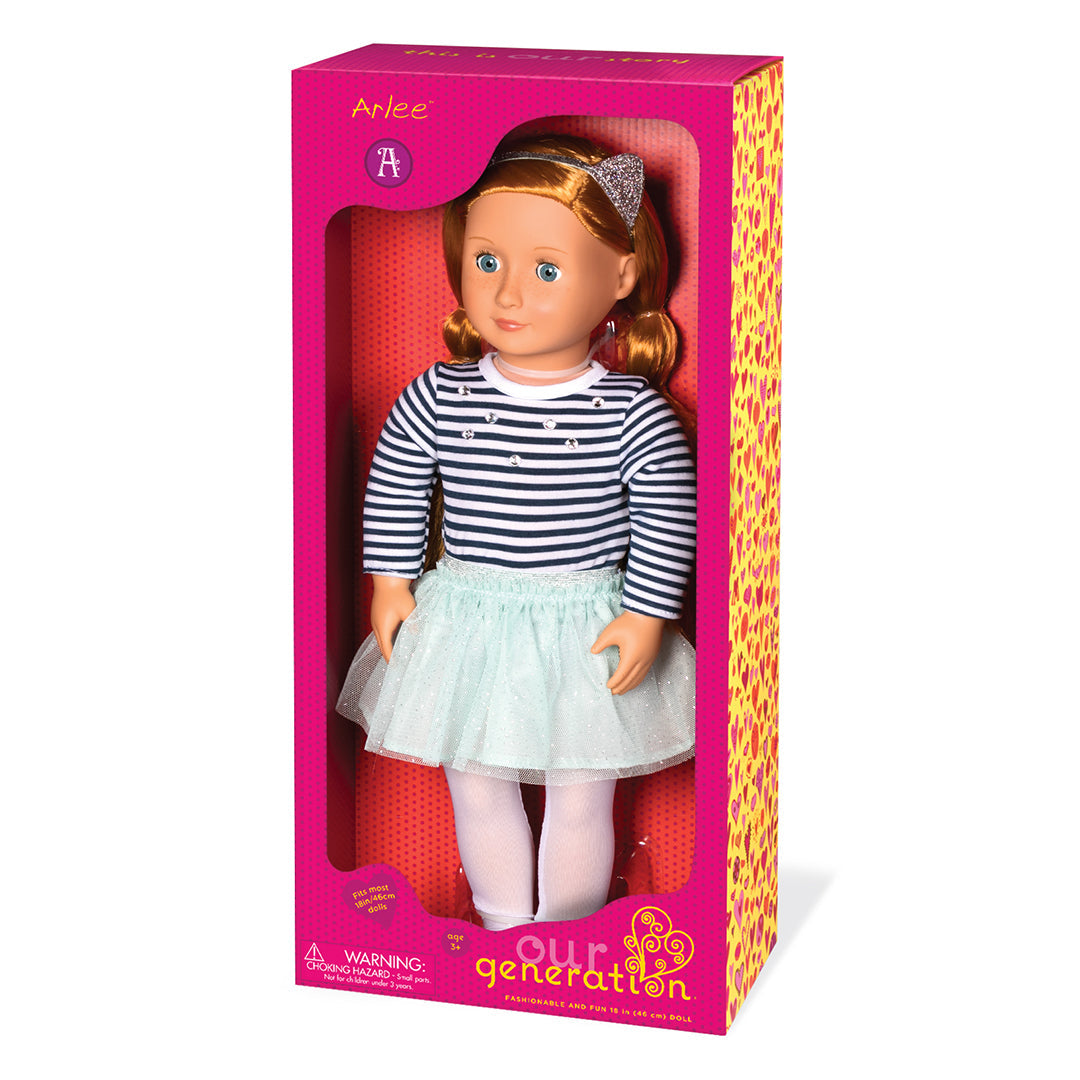 Buy Our Generation Doll With Striped Top Tutu - Arlee | Yallatoys.com