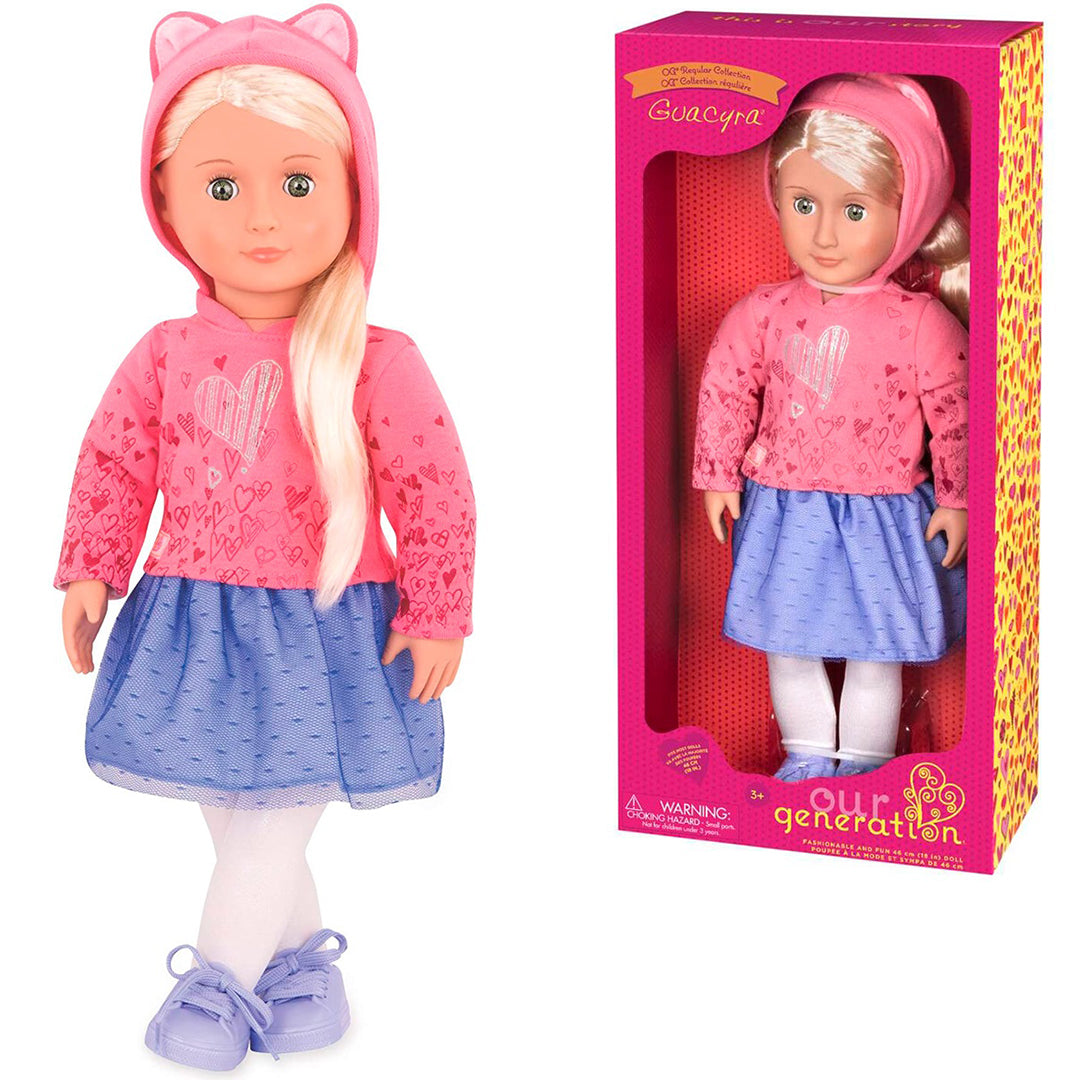 Buy Our Generation Doll With Skirt Hoodie Elizabeth Ann | Yallatoys.com