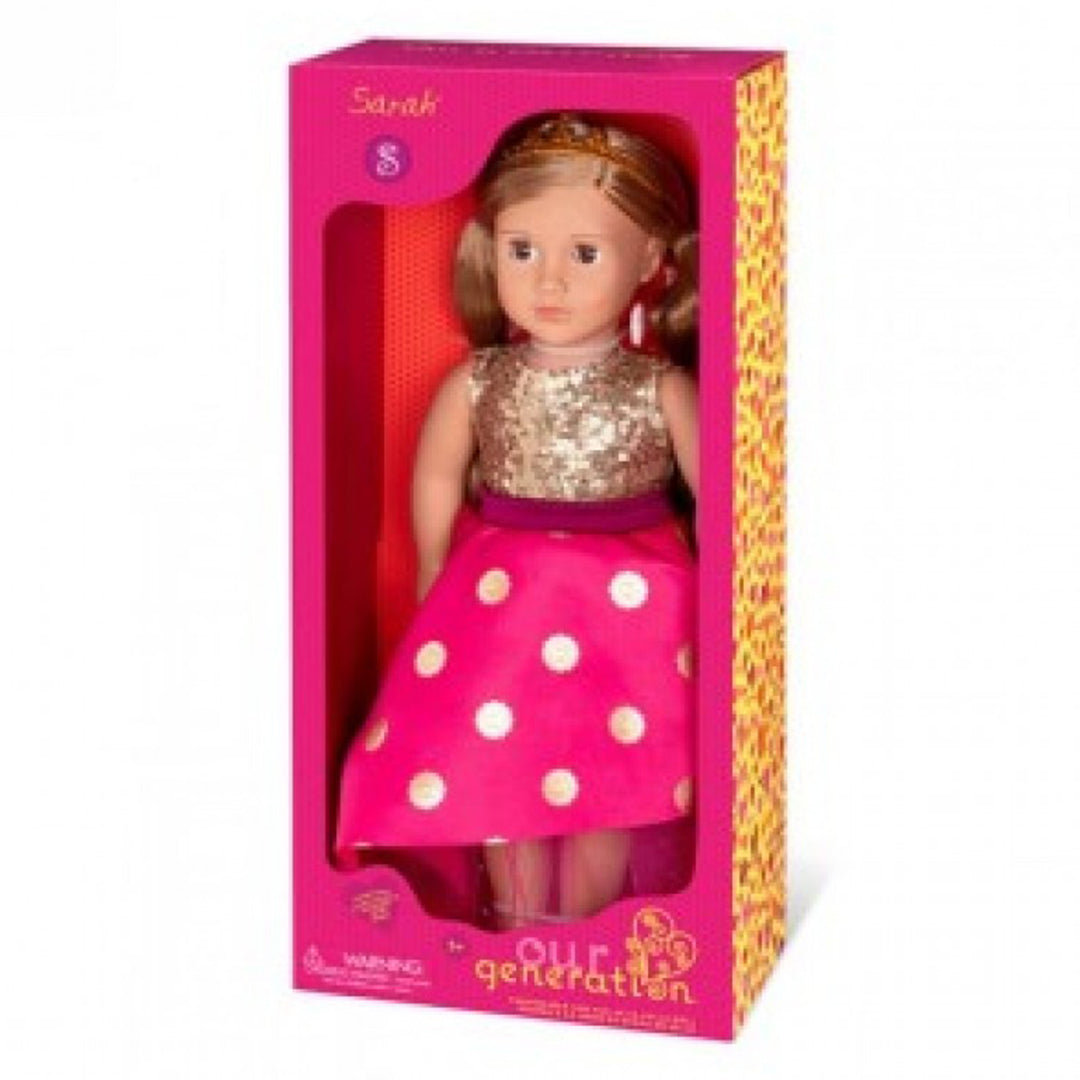 Buy Our Generation Doll With Long Festive Dress & Tiara, Sarah | Yallatoys.com
