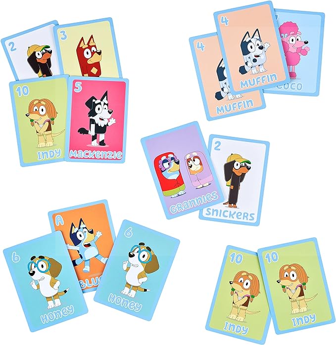 Buy Bluey 5 in 1 Card Game Set | Yallatoys.com