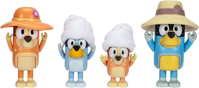 Buy Bluey Figure 4Packs Family Trip | Yallatoys.com