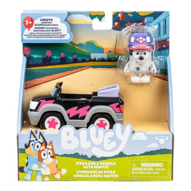 Buy Bluey S13 Basic Vehicle Pizza Girls And Muffin | Yallatoys.com