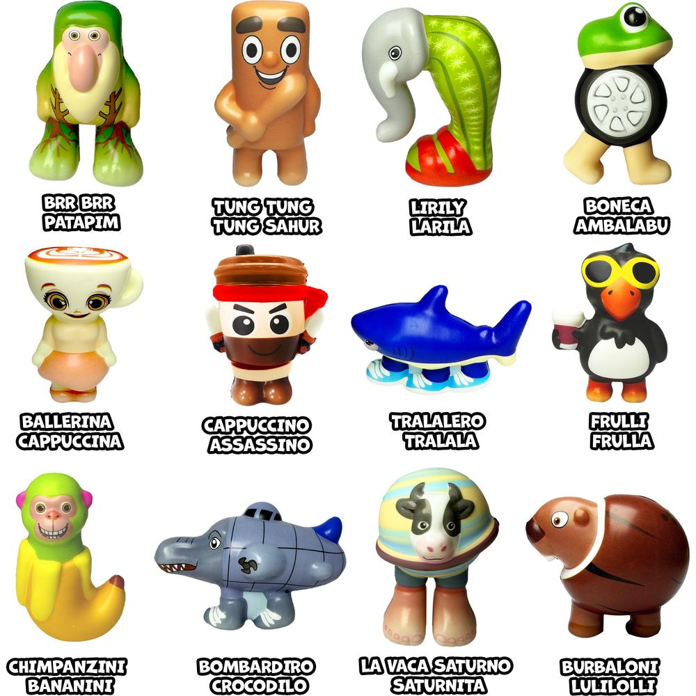 Buy Italian Brainrot Puffups Collection (Sold Separately Subjected to Availability) | Yallatoys.com