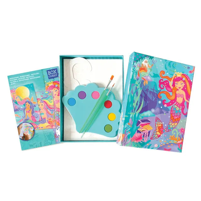 Buy Box Candiy Mermaids Watercolor Art Set | Yallatoys.com