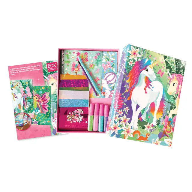 Buy Box Candiy Magical Unicorns Sand and Foil Art Set | Yallatoys.com