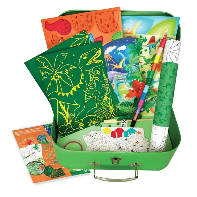 Buy Box Candiy Dino Adventure Travel Suitcase Multi Craft and Activity Set | Yallatoys.com