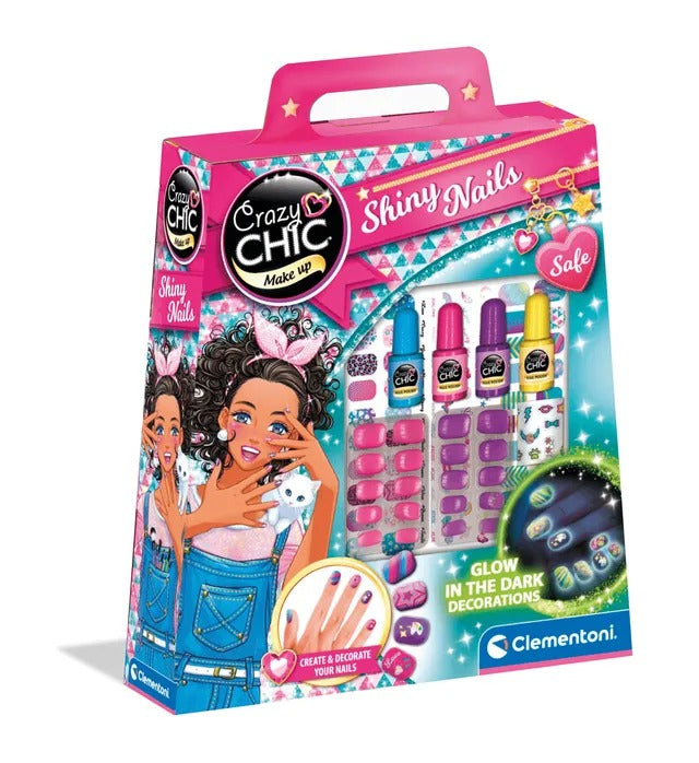 Buy Clementoni Crazychic Shiny Nails Set | Yallatoys.com