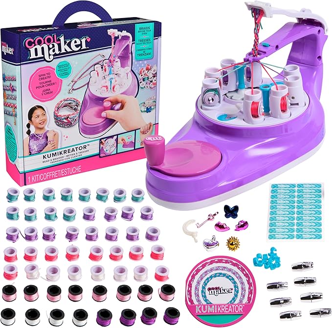 Buy Cool Maker KumiKreator Bead and Braider Friendship Necklace and Bracelet Making Kit | Yallatoys.com