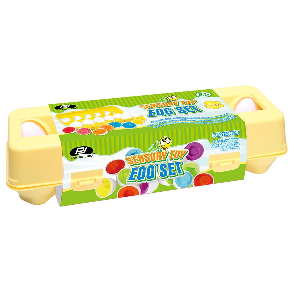 Buy Power Joy Sensory Toy Egg Set 12pcs | Yallatoys.com