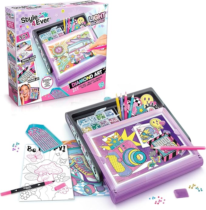 Buy Canal Toys Diamond Art 3 in 1 LED Case 
 | Yallatoys.com