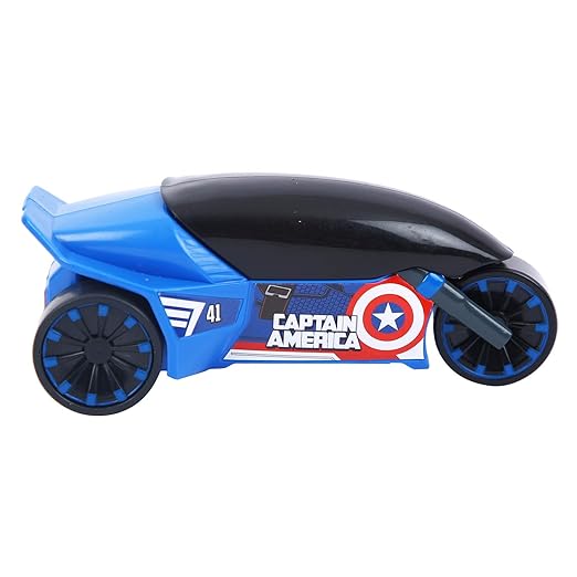 Buy Marvel Pull Back Rider Bike for Kids Captain America Edition Motorcycles | Yallatoys.com