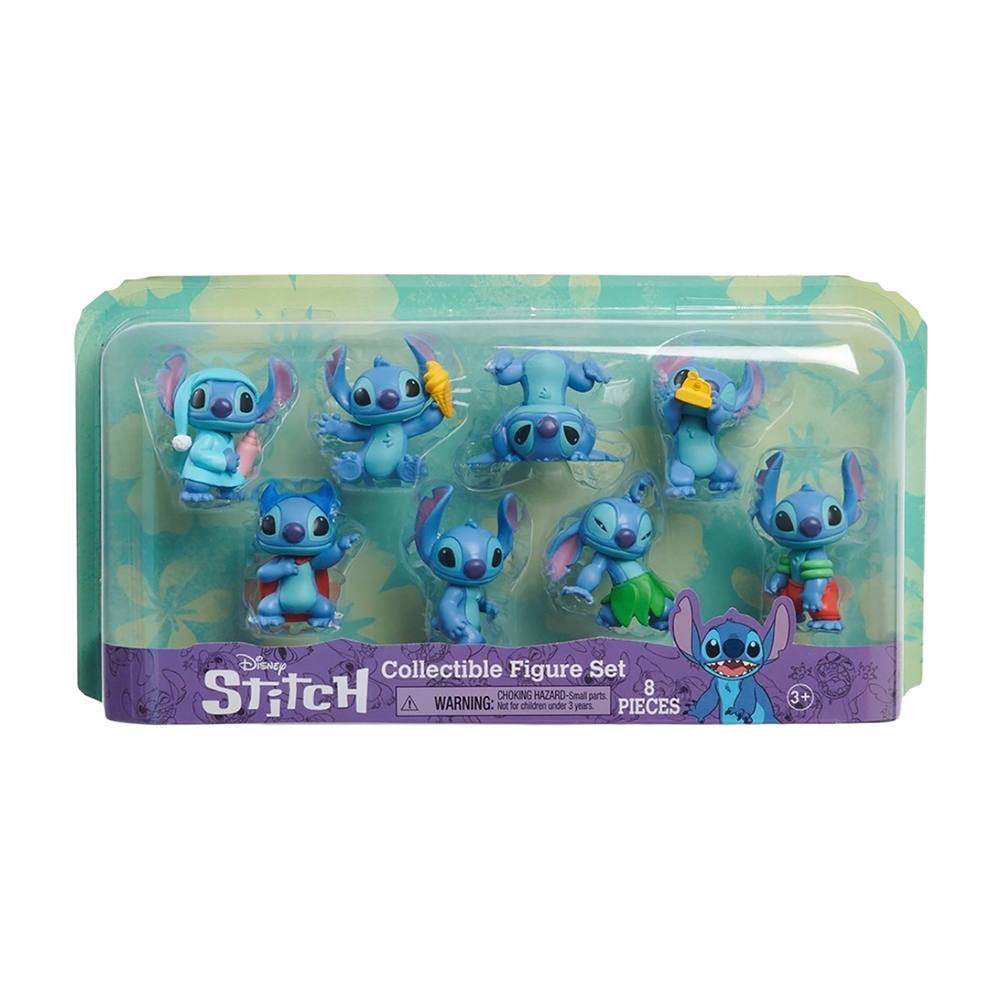 Buy Disney Lilo and Stitch Collectible Figure Set Pack of 8 | Yallatoys.com